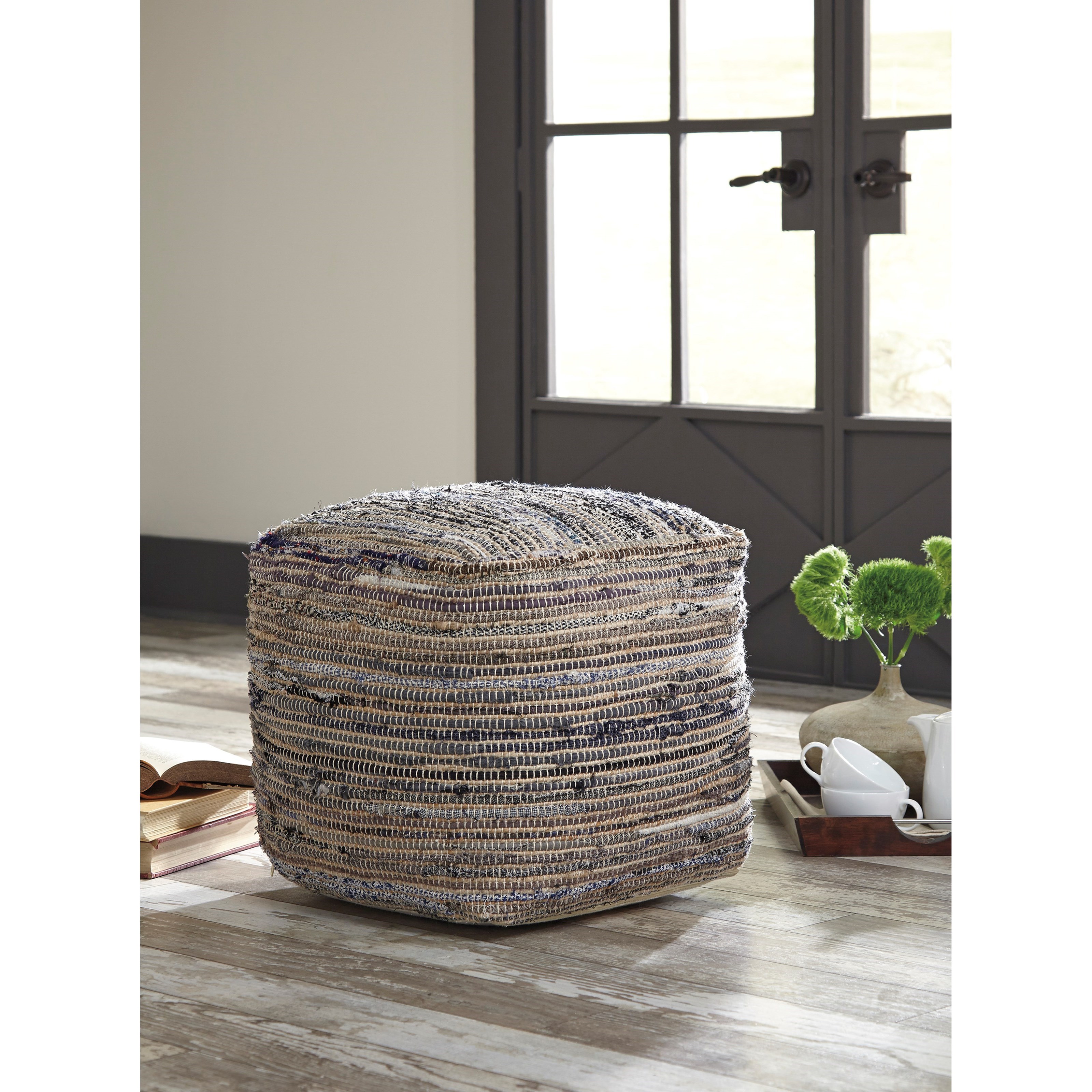 Signature Design by Ashley Poufs Absalom Natural Pouf Conlin's